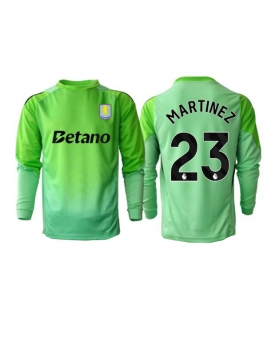 Billige Fotballdrakt Aston Villa Emiliano Martinez #23 Keeper Replika Bortedrakt 2025-26 Langermet Billige Fotballdrakt Aston Villa Emiliano Martinez #23 Keeper Replika Bortedrakt 2025-26 Langermet